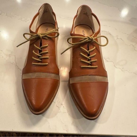 Kelsi Dagger Brown Leather Oxfords - Picture 2 of 9